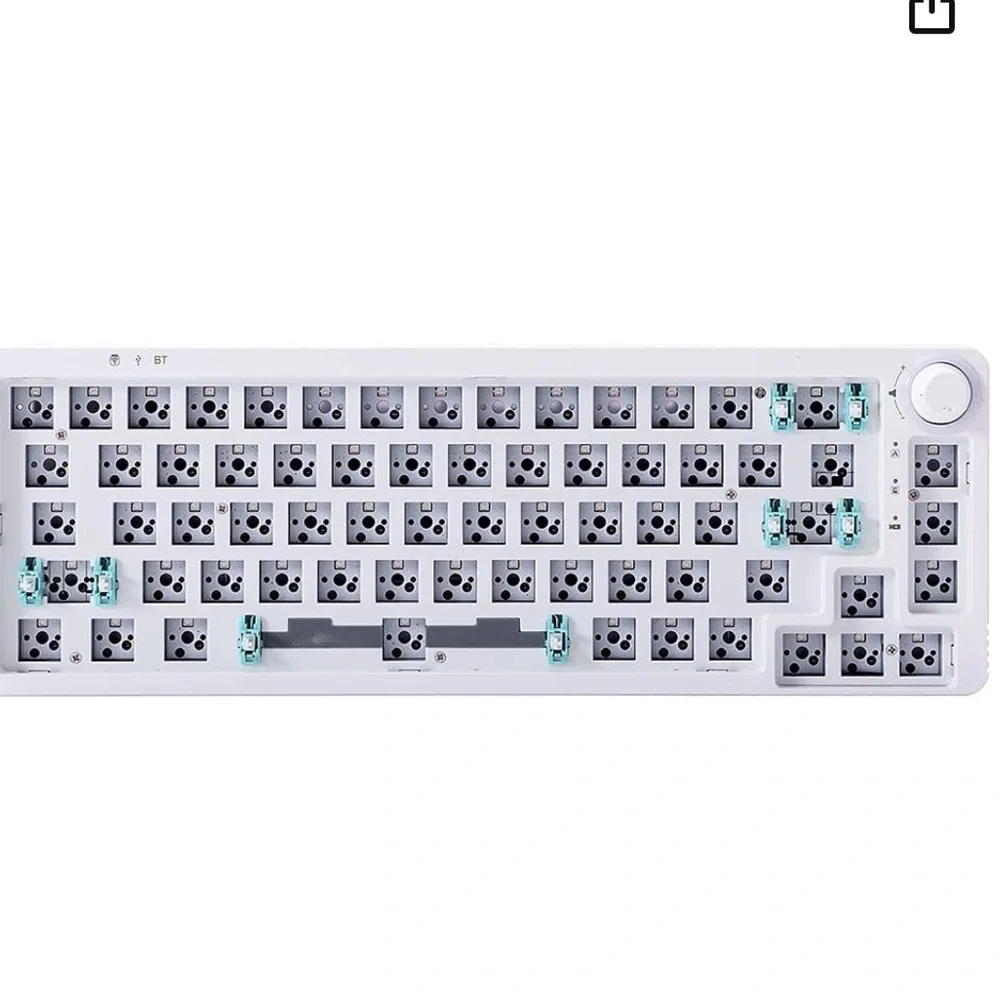 GamaKay 2.4G Wired Bluetooth 3 Mode Mechanical Keyboard LK67 Modular DIY Gamma